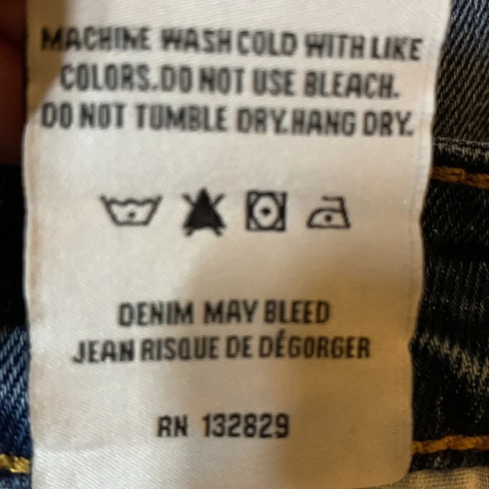 Lovers and Friends Ryan High Rise Straight, NWT, Distressed sustainable Denim - Picture 10 of 13